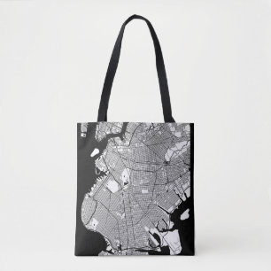 Brooklyn New York-karta Tygkasse