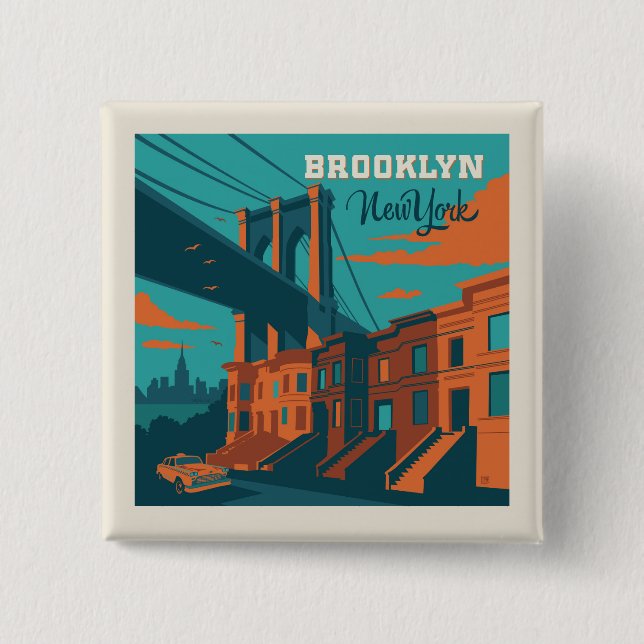 Brooklyn New York Knapp (Framsida)