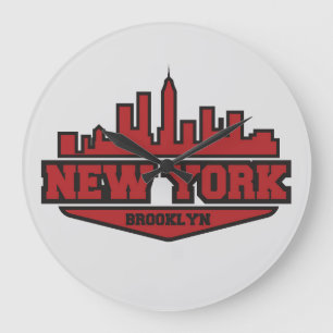 Brooklyn New York kvarterstil skrivar Stor Klocka