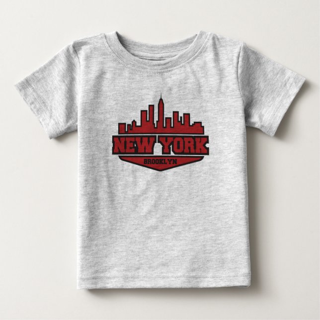Brooklyn New York | kvarterstil skrivar Tröja (Framsida)