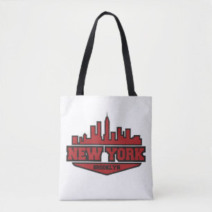 Brooklyn New York kvarterstil skrivar Tygkasse