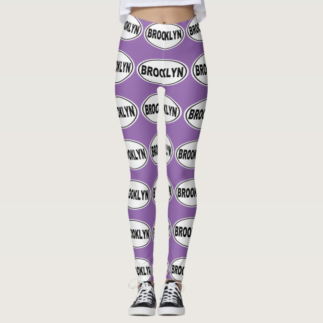 Brooklyn New York Leggings (Framsida)
