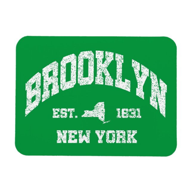 Brooklyn,New York Magnet (Horisontell)
