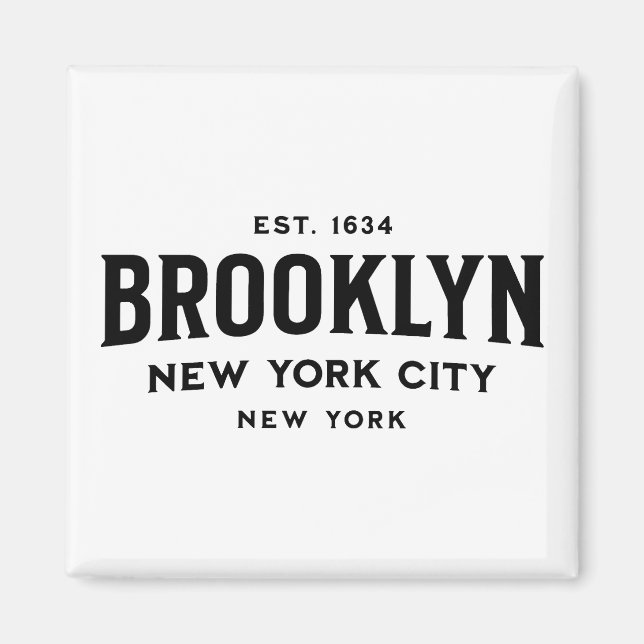 Brooklyn New York Magnet (Framsidan)
