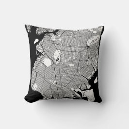 Brooklyn New York Map Kudde