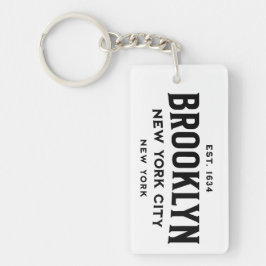 Brooklyn New York Nyckelring
