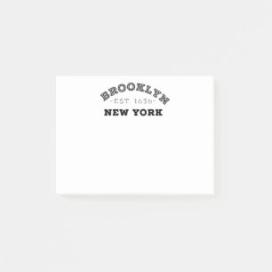 Brooklyn New York Post-it Block
