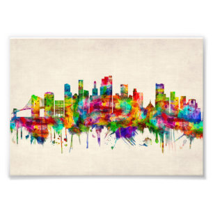 Brooklyn New York Skyline Fototryck