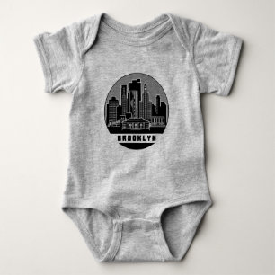 Brooklyn New York Skyline T Shirt