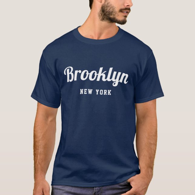 Brooklyn New York  T Shirt (Framsida)