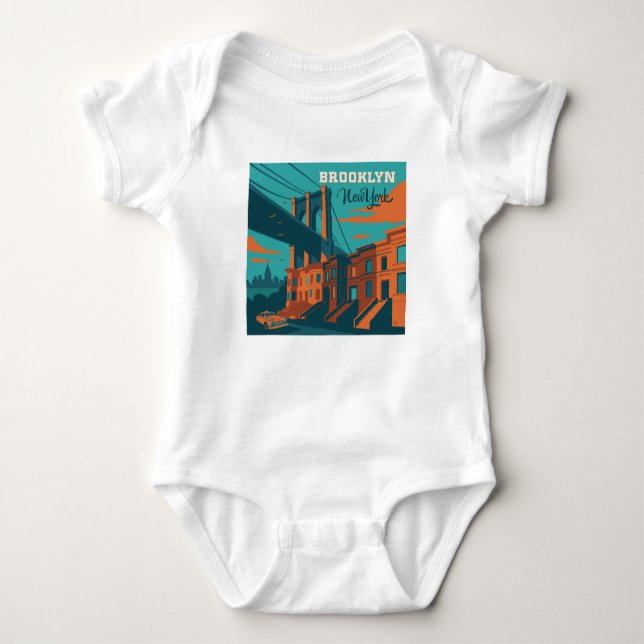 Brooklyn New York T Shirt (Framsida)