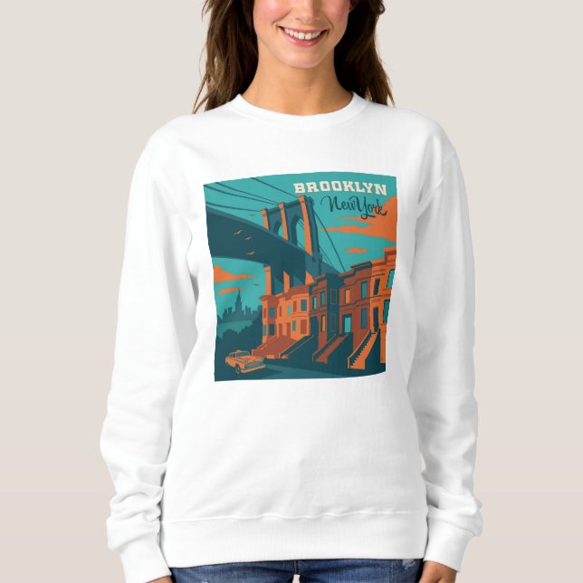 Brooklyn New York T Shirt (Framsida)