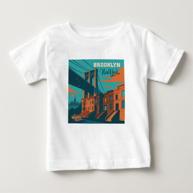 Brooklyn New York T Shirt (Framsida)