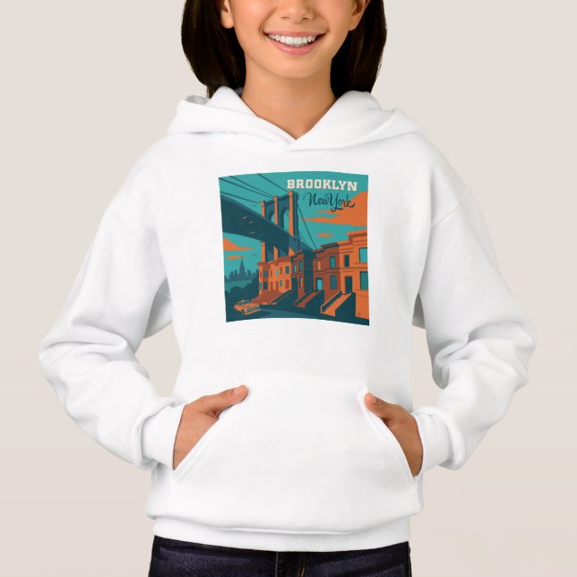 Brooklyn New York T Shirt (Framsida)