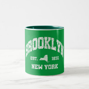 Brooklyn,New York Två-Tonad Mugg