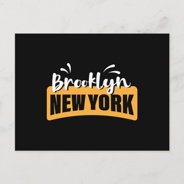 Brooklyn new york vykort (Framsida)