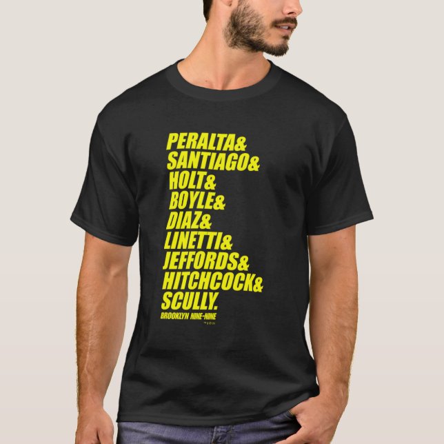 Brooklyn Nine-Nine Ampersand T Shirt (Framsida)