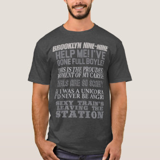 Brooklyn Nine-Nine Charles Boyle Quote Mash-up T Shirt