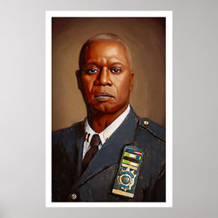 Brooklyn Nine Raymond Holt Porträtt Skriv ut Poster