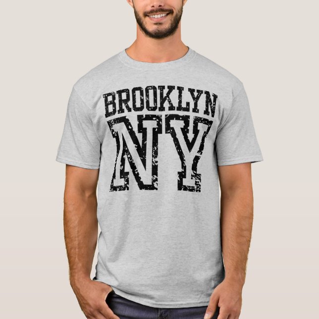 Brooklyn NY Tee Shirt (Framsida)