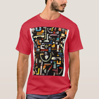 Brooklyn NY Tunnelbanan Mosaic Art T Shirt