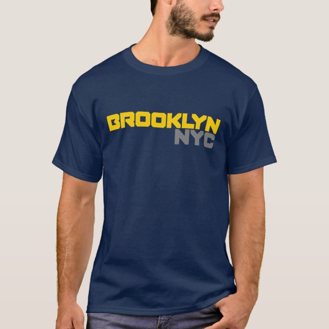 Brooklyn NYC-fetstil Tee (Framsida)