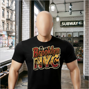 Brooklyn NYC Graffiti-dekal Urban Brokonst T Shirt