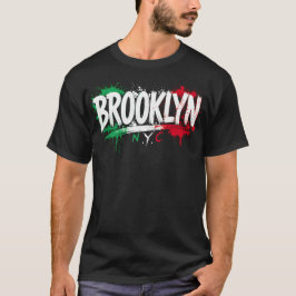 Brooklyn NYC Italiensk Basic T-Shirt