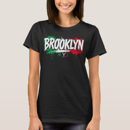 Brooklyn NYC Italiensk Basic T-Shirt