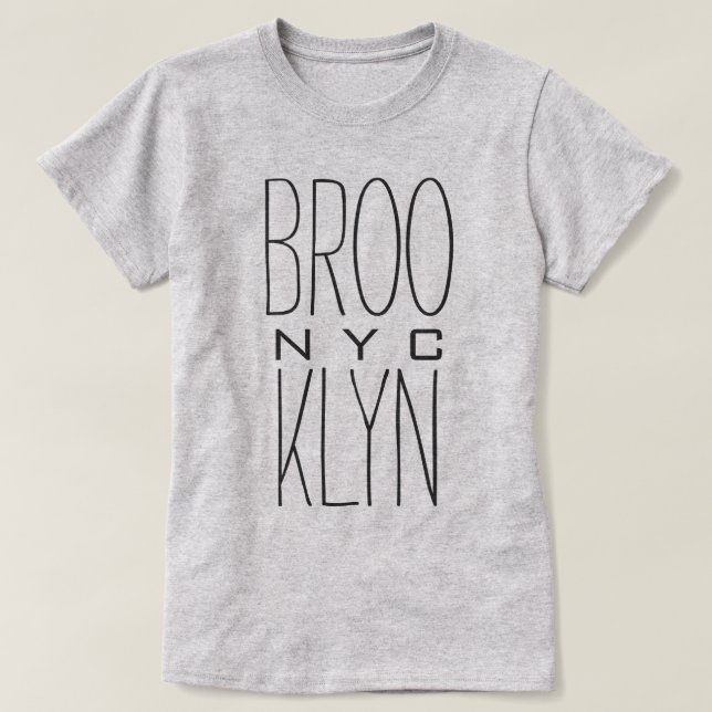 Brooklyn NYC Tee Shirt (Design framsida)