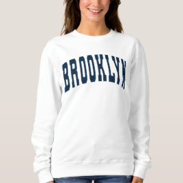 Brooklyn NYC Vintage College Stil Sweatshirt T Shirt