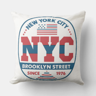 Brooklyn och New York City Dekorativ kudde