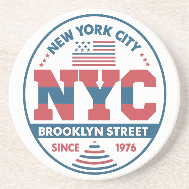 Brooklyn och New York City Underlägg (Framsidan)