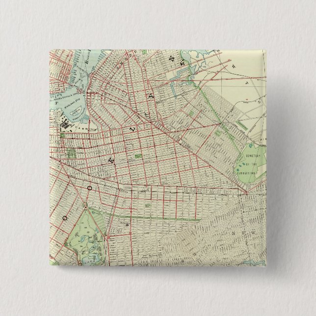 Brooklyn och Vicinity Knapp (Framsida)