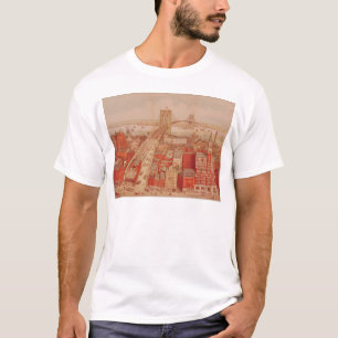 Brooklyn överbryggar, c.1883 t-shirt