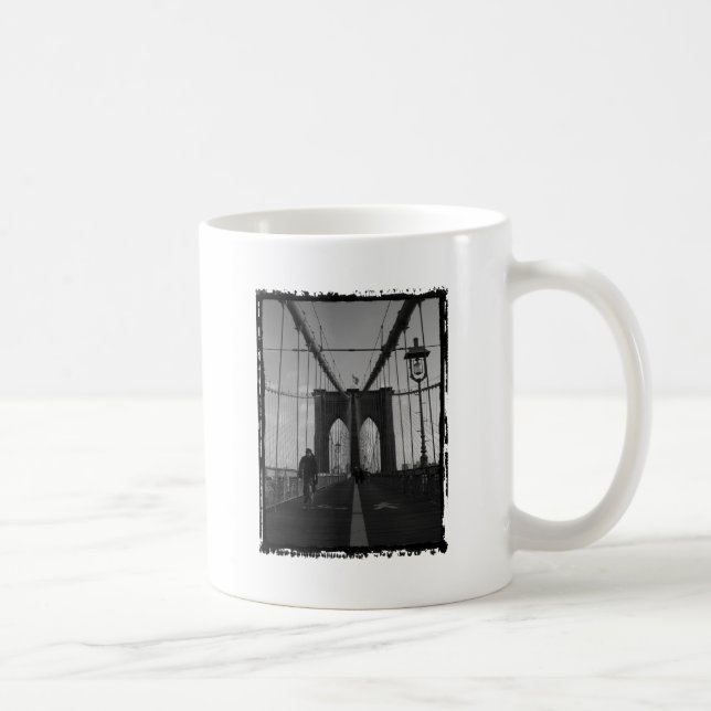Brooklyn överbryggar fotoet kaffemugg (Höger)