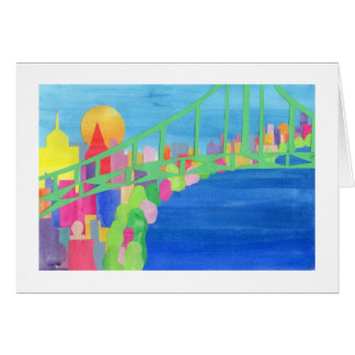 Brooklyn överbryggar hälsningskort