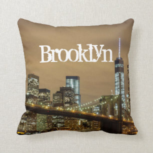 Brooklyn överbryggar horisont kudde