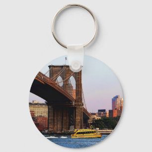 Brooklyn överbryggar i NYC-originalfoto Nyckelring