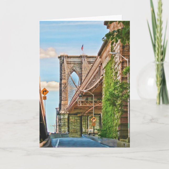 Brooklyn överbryggar kort (Framsida)