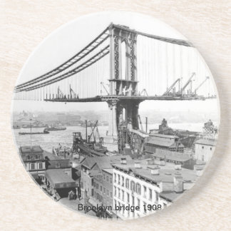 Brooklyn överbryggar kustfartyget underlägg sandsten