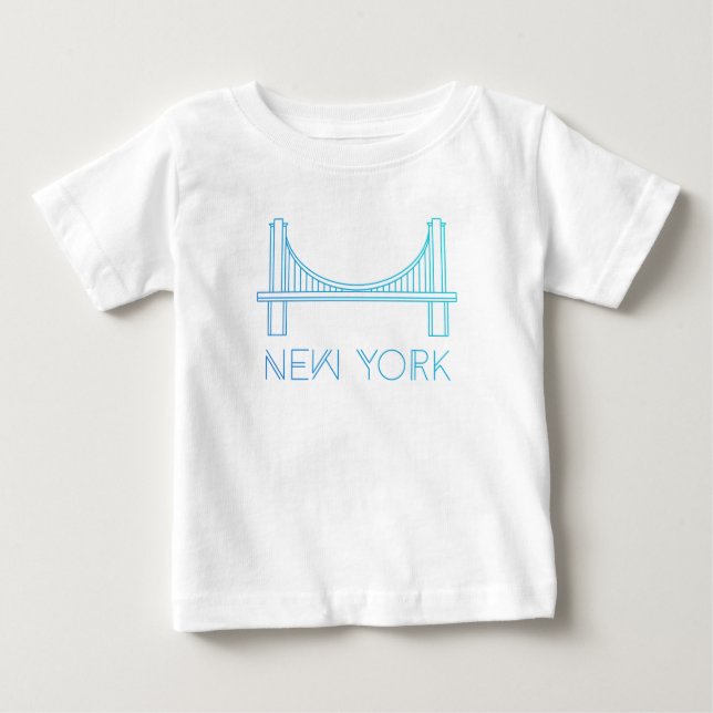 Brooklyn överbryggar | New York City Tee (Framsida)