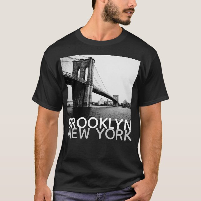 Brooklyn överbryggar New York, manar T Shirt (Framsida)
