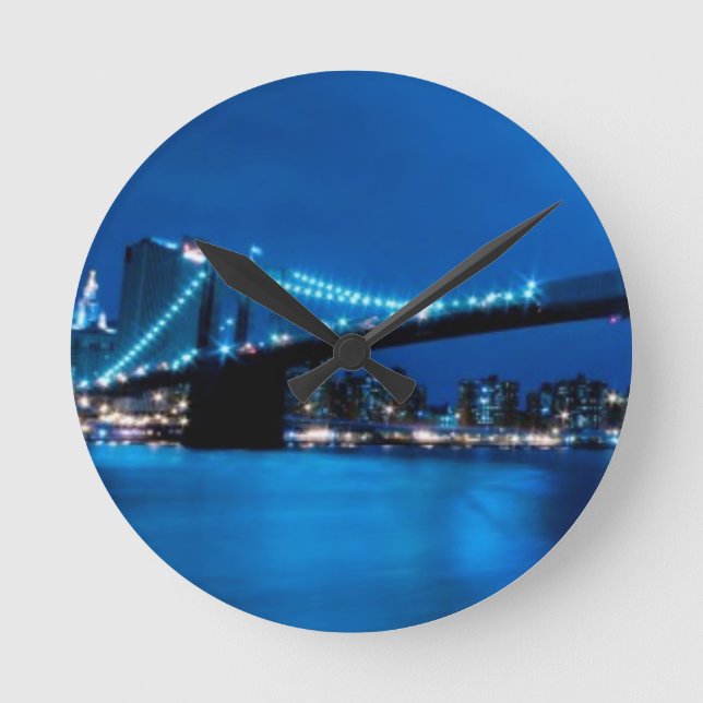 Brooklyn överbryggar, New York Rund Klocka (Framsida)