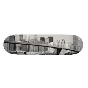 Brooklyn överbryggar och Manhattan horisont Skateboard Bräda 20,5 Cm