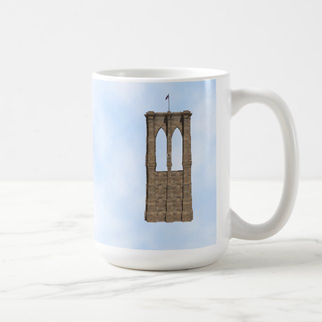 Brooklyn överbryggar pelaren: 3D modellerar: Kaffemugg (Höger)