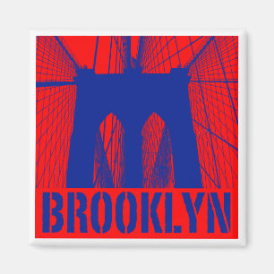 Brooklyn överbryggar silhouettepride 2 magnet