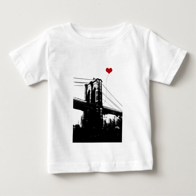 Brooklyn överbryggar t-shirt (Framsida)