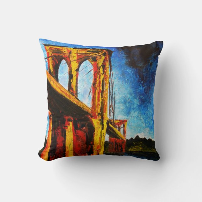 Brooklyn överbryggar till Utopia 2009 Kudde (Framsida)