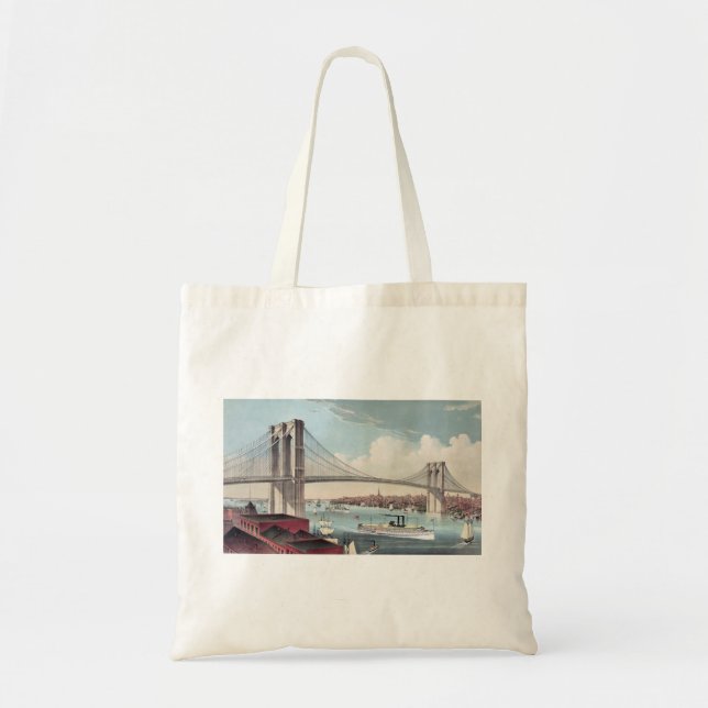 Brooklyn överbryggar toto tygkasse (Framsidan)